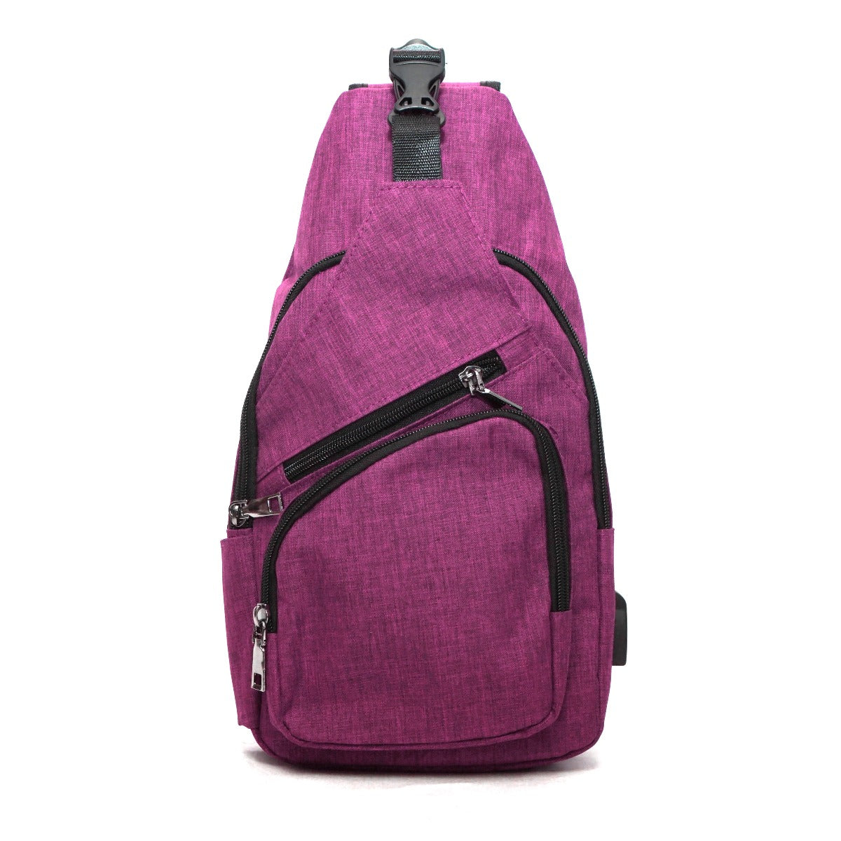 Nupouch Anti Theft Day Pack Large Plum